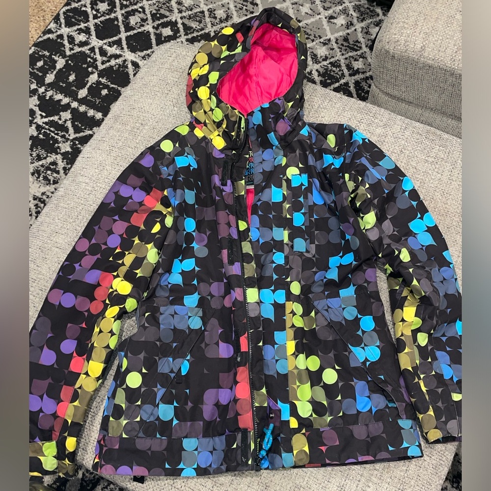 BURTON Geometric Dryride snowboard jacket MEDIUM